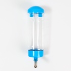 Поилка для клетки, 500 мл, 9×6.5×23 см, голубая - Фото 2