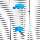 Поилка для клетки, 500 мл, 9×6.5×23 см, голубая - Фото 5