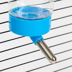 Поилка для клетки, 500 мл, 9×6.5×23 см, голубая - Фото 6