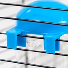 Поилка для клетки, 500 мл, 9×6.5×23 см, голубая - Фото 7