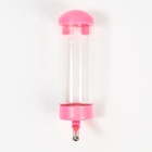 Поилка для клетки, 500 мл, 9×6.5×23 см, розовая - Фото 2