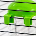 Поилка для клетки, 500 мл, 9×6.5×23 см, зелёная - Фото 7