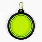 Миска складная, зелёная, 350 мл, 13 см - Фото 4