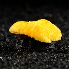 Декор для аквариума коралл "Пильчатый гриб", силиконовый, 5 х 2,5 см, оранжевый - фото 10221446