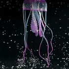 Декор для аквариума «Медуза», 5×5×15 см, с неоновым эффектом, силикон, фиолетовая - Фото 3