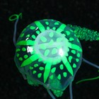 Декор для аквариума "Медуза" силиконовая, флуоресцентная, 5 х 5 х 15 см, зелёная - Фото 5