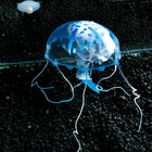 Декор для аквариума "Медуза" силиконовая, с неоновым эффектом, 10 х 10 х 20,5 см, синяя - фото 11344960
