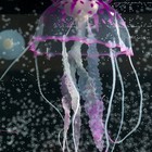 Декор для аквариума "Медуза" силиконовая, с неоновым эффектом, 10 х 10 х 20,5 см, фиолетовая   71088 - фото 11344965