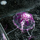 Декор для аквариума "Медуза" силиконовая, с неоновым эффектом, 10 х 10 х 20,5 см, фиолетовая   71088 - фото 11344966