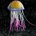 Декор для аквариума "Медуза", силиконовая, с неоновым эффектом, 6,5 х 6,5 х 11,5 см, фиолето   71088 - фото 318850039