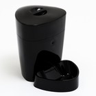 Умная автокормушка, контейнер 4 л, 2 кг сухого корма, функция записи голоса, черная - Фото 1