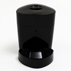 Умная автокормушка, контейнер 4 л, 2 кг сухого корма, функция записи голоса, черная - Фото 2