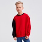 Джемпер для мальчика MINAKU: Casual Collection KIDS цвет красный, рост 104 - фото 9688604