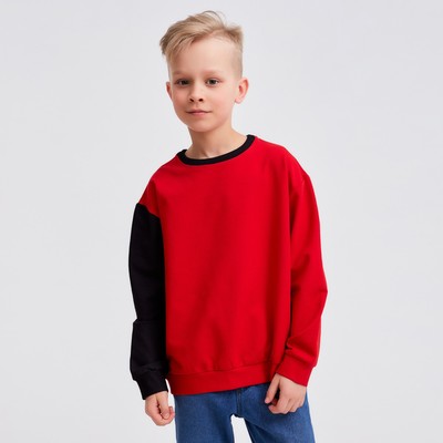 Джемпер для мальчика MINAKU: Casual Collection KIDS, красный, рост 122 см