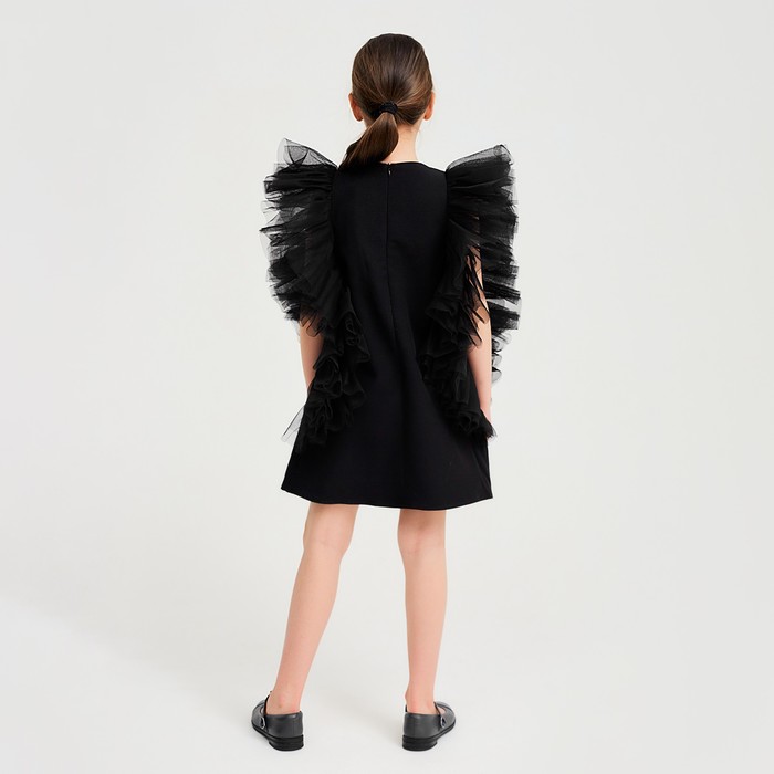 Платье для девочки MINAKU: PartyDress цвет чёрный, рост 104 - фото 1907426231