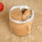 Набор подарочный для новорождённых "Этелька" 2 пр Мишка, плед коричневый, размер 75х100 см - Фото 6