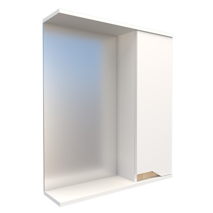 Зеркало - шкаф «Анталия», правый, 600×150×700 мм, цвет белый