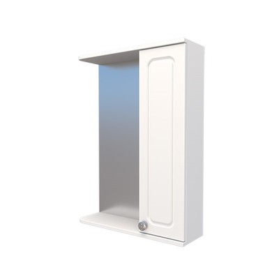 Зеркало – шкаф «Пинта 50», правый, 500×150×700 мм, цвет белый