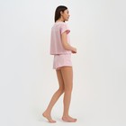Пижама женская (футболка и шорты) KAFTAN "Basic" размер 44-46, цвет розовый 5197800 - фото 363621 Пижама женская (футболка и шорты) KAFTAN "Basic" размер 44-46, цвет розовый 5197800 - фото 363621