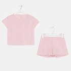Пижама женская (футболка и шорты) KAFTAN "Basic" размер 48-50, цвет розовый - Фото 6