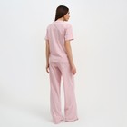 Пижама женская (футболка и брюки) KAFTAN "Basic" размер 44-46, цвет розовый - Фото 2