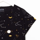 Пижама женская (футболка и шорты) KAFTAN Space размер 48-50, черный - Фото 7