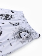 Пижама женская (рубашка, шорты) KAFTAN Magic night, размер 52-54, голубая - фото 65333661