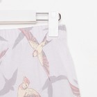 Пижама женская (рубашка и брюки) KAFTAN Birds размер 52-54, серый - Фото 8