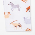 Пижама детская (рубашка и брюки) KAFTAN Animal, рост 122-128 см, белая - Фото 13