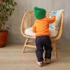 Комплект: джемпер и брюки Крошка Я "NY", рост 68-74 см, цвет оранжевый/чёрный - Фото 3