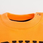 Комплект: джемпер и брюки Крошка Я "NY", рост 74-80 см, цвет оранжевый/чёрный - Фото 4