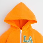 Комплект: худи и брюки Крошка Я "NY", рост 68-74 см, цвет оранжевый - Фото 2