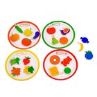 Магнитный набор «Яркие тарелочки», в пакете - фото 21562647