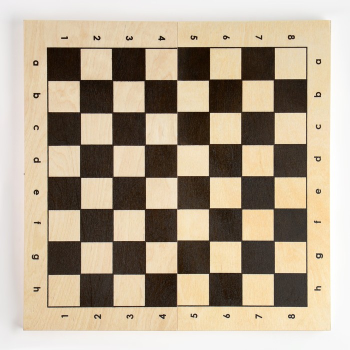 Шахматная доска турнирная, 43 х 43 х 5.2 см - фото 1888302514