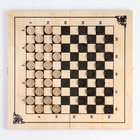 Шашки деревянные, настольная игра «Стоклеточные», международные, с доской 40×40×3.5 см - Фото 2