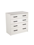 Комод для хранения «Эра. К800», с 4 выдвижными ящиками, 800×830×440 мм, цвет белый - Фото 3