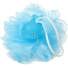 Набор игрушек для ванны Крошка Я «Дельфин», мочалка с игрушкой, 2 тактильных мячика - Фото 9