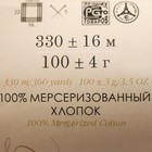 Пряжа "Детский хлопок" 100%мерсеризованный хлопок 330м/100гр (698-Т.фиолетовый) - Фото 3