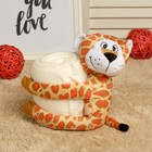 Набор подарочный для новорождённых "Этелька" 2 пр Леопард-обнимашка, размер 75х100 см - Фото 2
