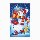 Набор новогодних кухонных полотенец Доляна «С новым годом» 35×60 см-4 штуки, 100% хлопок - Фото 7