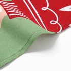 Набор новогодний кухонный новогодних полотенец Доляна «Тепло Нового года» 35×60 см-2 штуки, 100% хлопок, 160 г/м² - Фото 4