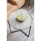 Стол придиванный «Бруно», 575 × 757 × 500 мм, цвет серый мрамор - Фото 2