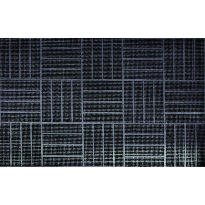 Коврик Sunstep «Паркет», резиновый 40х60 см, цвет чёрный - Фото 1