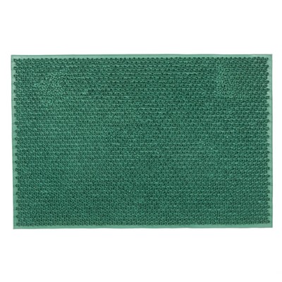 Коврик Sunstep «Травка», резиновый, 40х60 см, цвет зелёный