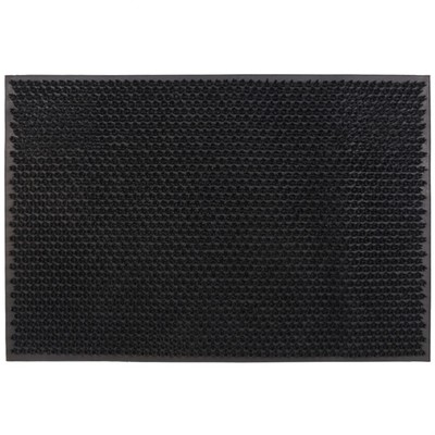 Коврик Sunstep «Травка», резиновый, 40х60 см, цвет чёрный