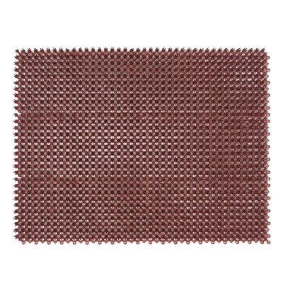 Коврик Sunstep «Травка», 42х56 см, цвет коричневый