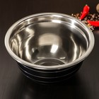 Миска из нержавеющей стали Доляна Dark, 800 мл, d=16 см, цвет чёрный - Фото 2