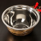 Миска из нержавеющей стали Доляна Wood, 18 см, 1,4 л, цвет древесный - Фото 2