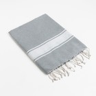 Полотенце для ванны Пештемаль LoveLife "Cotton Foutah" 90х170см,220г/м, 80%хлопок, 20% п/э, серый - фото 25414357