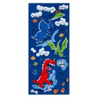 Полотенце LoveLife "Динозаврики" 70х140 см, велюр/махра 340гр/м2, 100% хлопок - фото 24608301